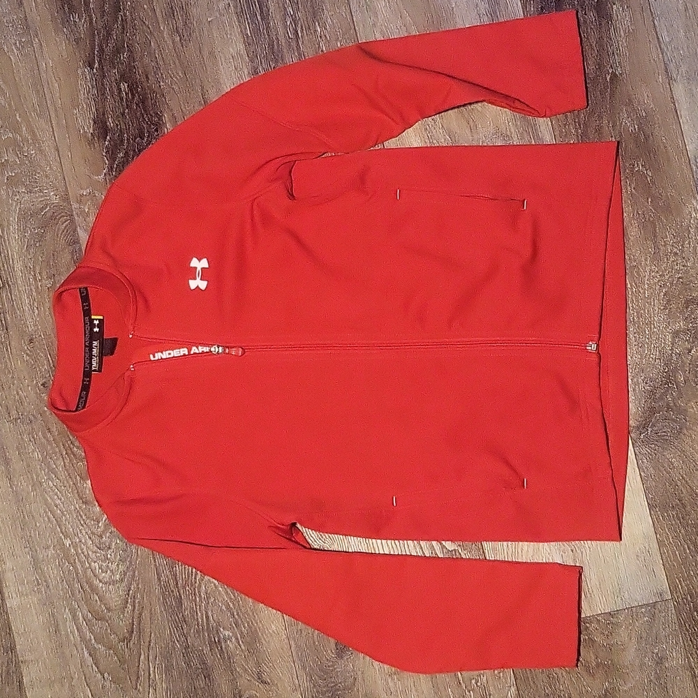 Boys Under Armour zip-up track jacket